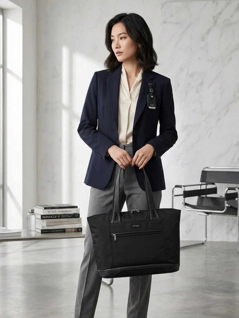 Tumi black nylon